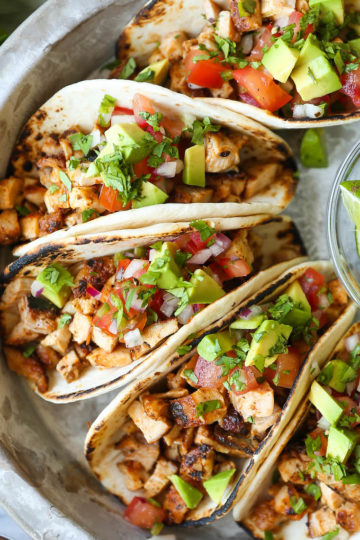 Easy chicken tacos healthy